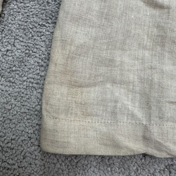 Lane Bryant Linen Wide Leg Trousers Pants Womens 14/16 Beige Elastic Waist Boho - Picture 6 of 16